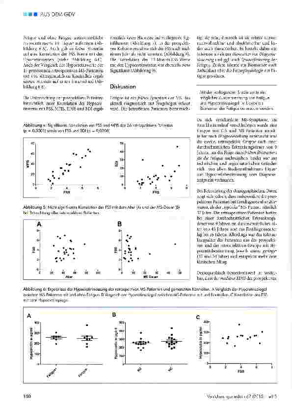 Vorschauseite 3: Biomarker zur Diagnostik der Fatigue bei Patienten mit Multipler Sklerose