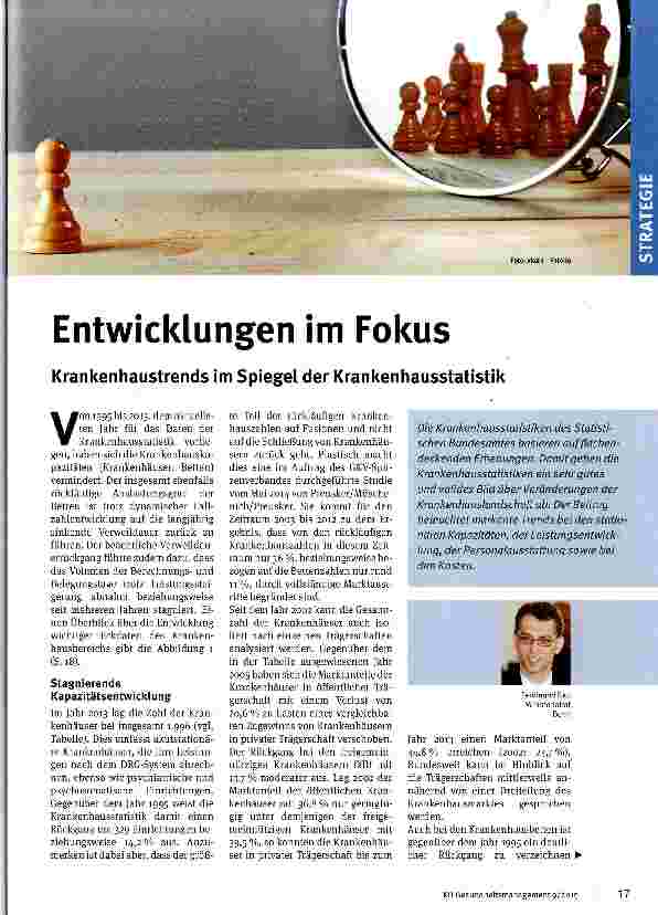 Vorschauseite 1: Entwicklungen im Fokus