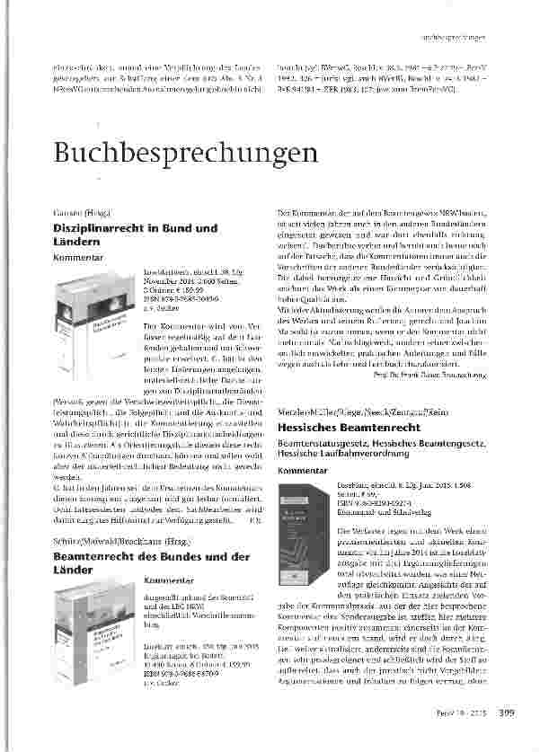 Vorschauseite 5: Mitbestimmung bei der Einstellung eines Wissenschaftsmanagers