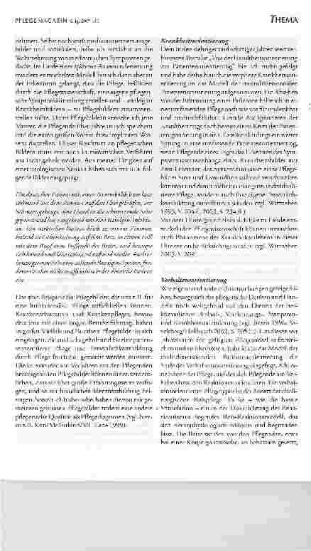 Vorschauseite 4: Pflege als BildungsprozessVON DER FACHWISSENSCHAFTSORIENTIERUNG ZUR HANDLUNGSORIENTIERUNG IN LERNFELDERN