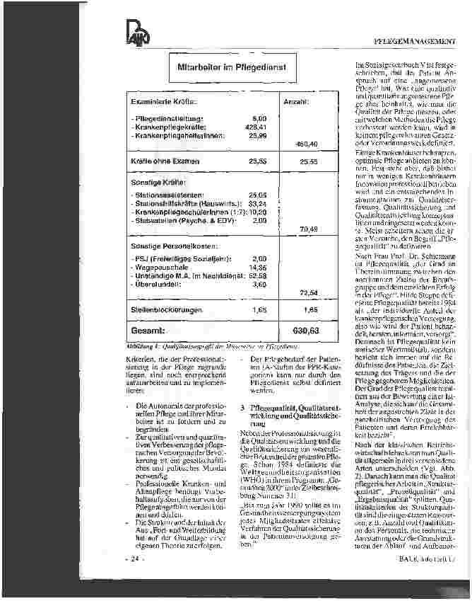 Vorschauseite 2: Professionalisierung und Qualitätsentwicklung in der Krankenpflege des Klinikums der Stadt Ludwigshafen gGmbH