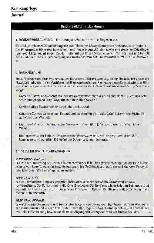 Vorschauseite 2: Standard Obstipationsprophylaxe
