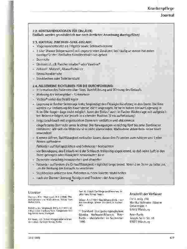 Vorschauseite 3: Standard Obstipationsprophylaxe