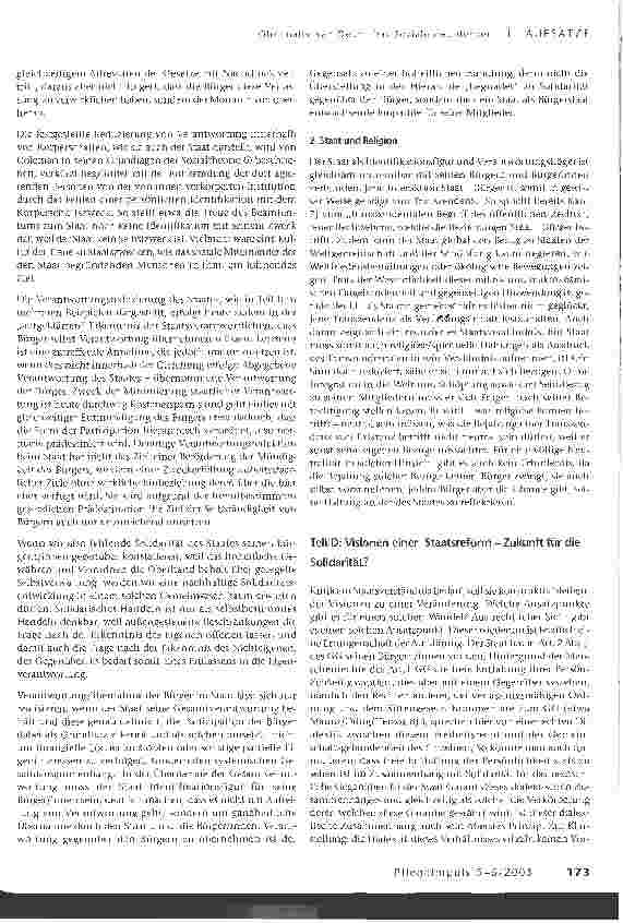 Vorschauseite 5: Das Soziale neu denken - Visionen zur Erneuerung des Sozialstaates oder Abschied von der Solidarität?