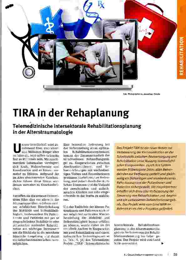 Vorschauseite 1: TIRA in der Rehaplanung