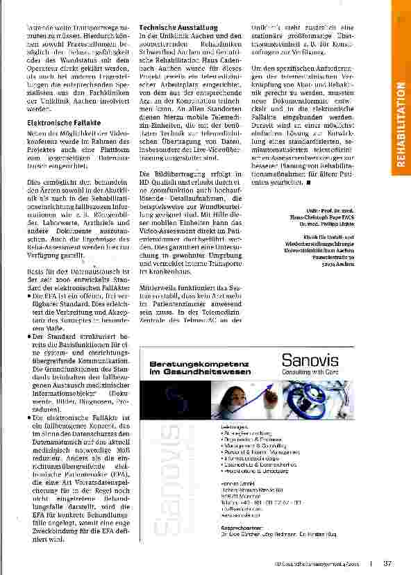 Vorschauseite 3: TIRA in der Rehaplanung