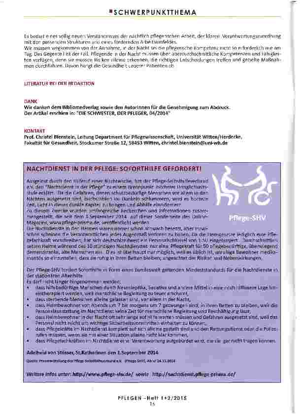 Vorschauseite 5: NACHTS IM KRANKENHAUS