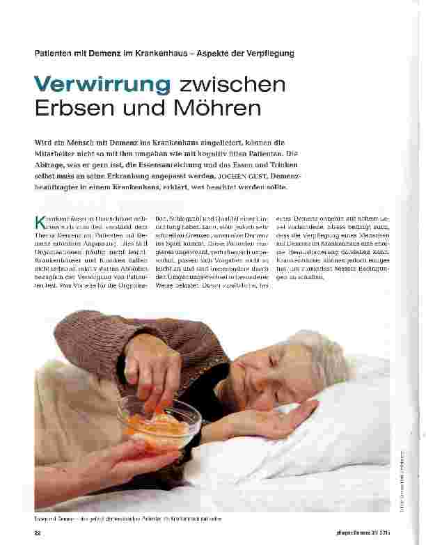 Vorschauseite 1: Verwirrung zwischen Erbsen und Möhren