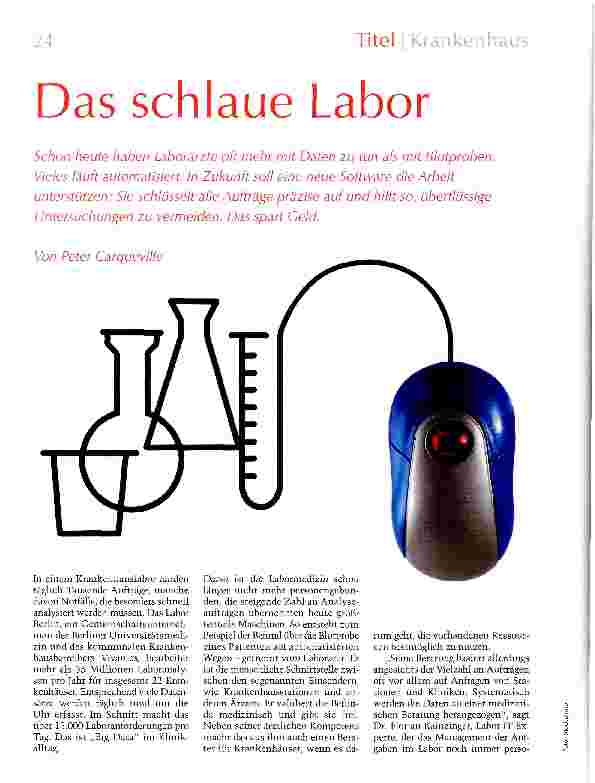 Vorschauseite 1: Das schlaue Labor