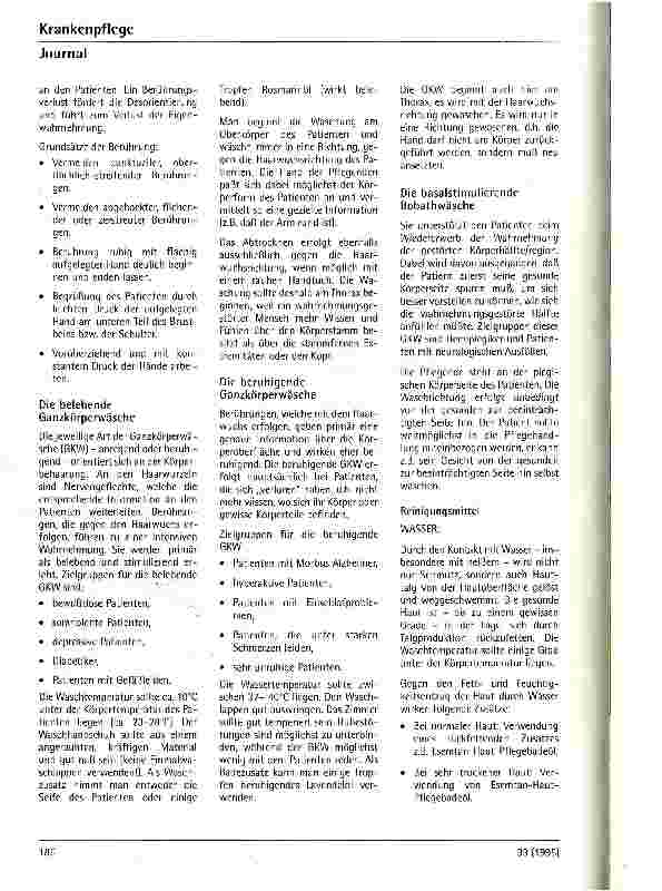 Vorschauseite 2: Ganzwaschung, Hautpflege, spezielle Intimpflege, Verbände (invasive Zugänge)