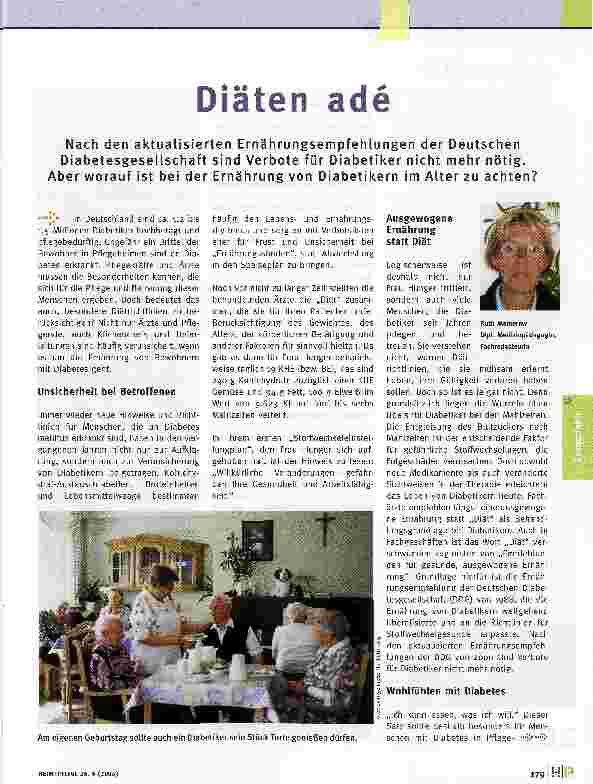 Vorschauseite 1: Diäten ade
