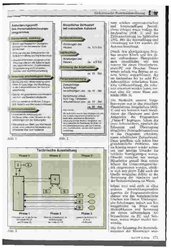 Vorschauseite 2: Elektronische Personalabrechnung mit Dienstplanung und Zeitwirtschaftssystem