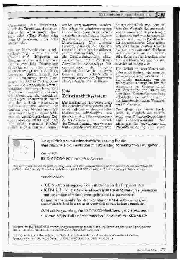 Vorschauseite 4: Elektronische Personalabrechnung mit Dienstplanung und Zeitwirtschaftssystem