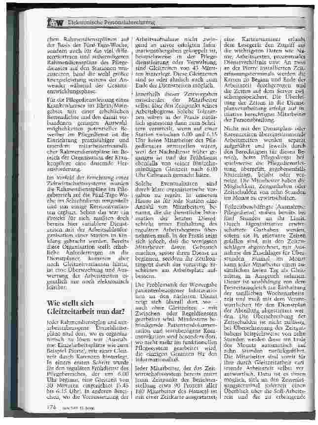 Vorschauseite 5: Elektronische Personalabrechnung mit Dienstplanung und Zeitwirtschaftssystem