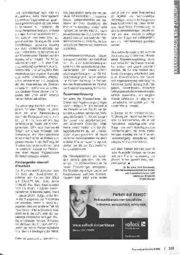 Vorschauseite 4: Krankenhausplanung als PerspektivplanungAnforderungen an die Krankenhausplanung der Länder