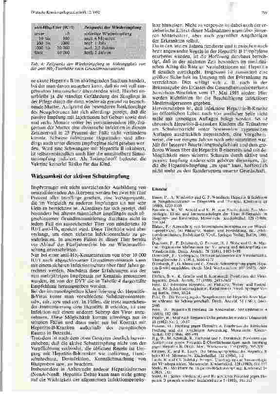 Vorschauseite 5: Hepatitis B: Indikationen zur aktiven und passiven Schutzimpfung