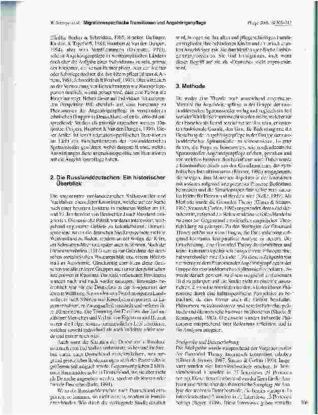 Vorschauseite 2: Migrationsspezifische Transitionen und Angehörigenpflege