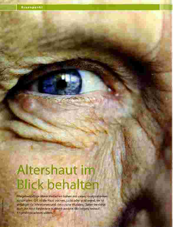 Vorschauseite 1: Altershaut im Blick behalten