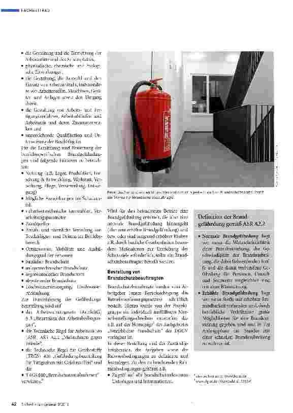 Vorschauseite 3: Das Konzept „Brandschutzbeauftragter - jetzt zukunftsweisend geregelt!
