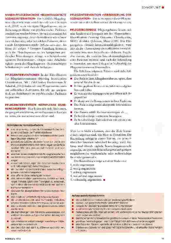 Vorschauseite 3: Die Pflegebeziehung - das Werkzeug der psychiatrischen Pflege