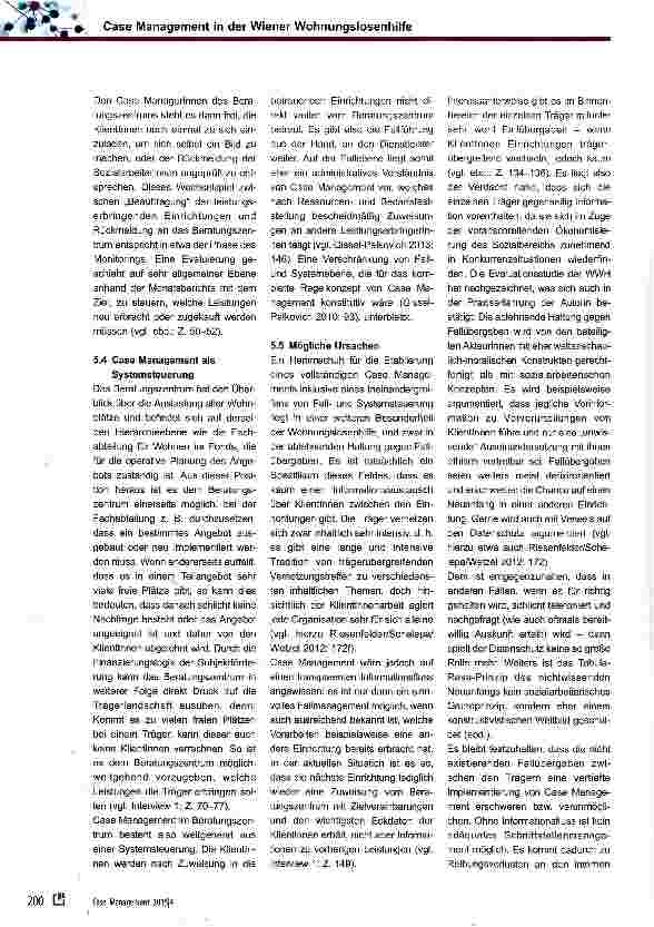Vorschauseite 4: Case Management in der Wiener Wohnungslosenhilfe
