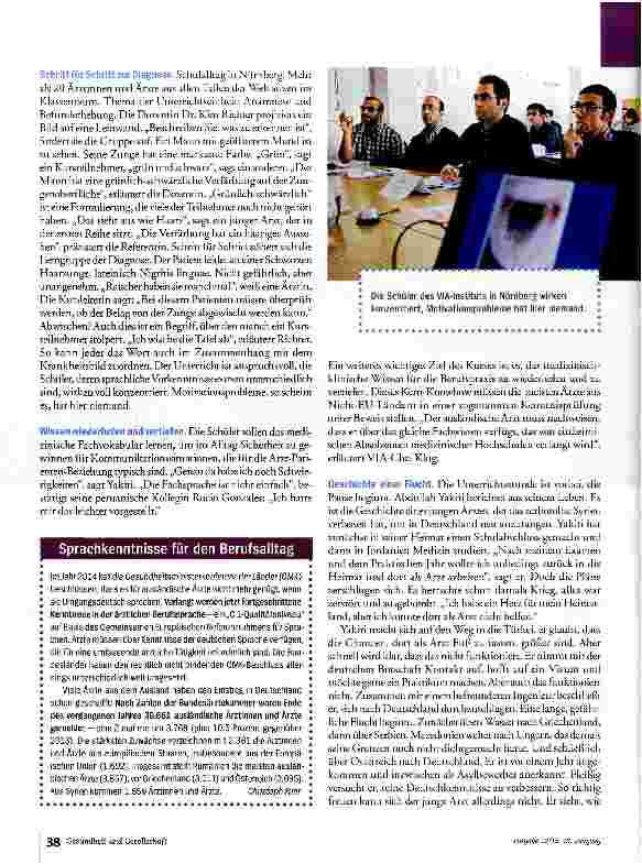 Vorschauseite 3: Ärzte in der Willkommensklasse