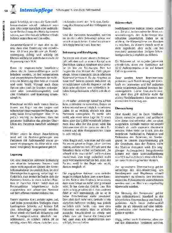 Vorschauseite 3: Der akute Asthmaanfall