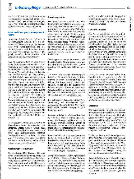 Vorschauseite 4: Der akute Asthmaanfall