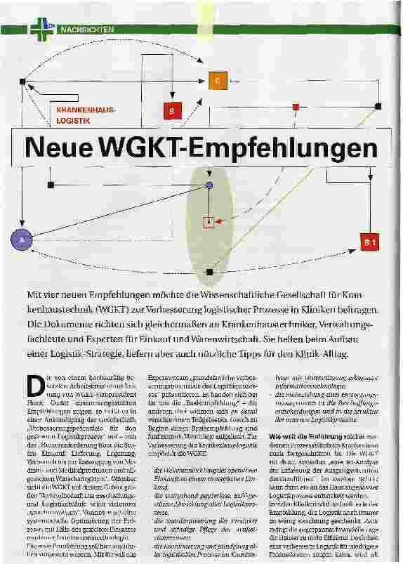 Vorschauseite 1: Neue WGKT- Empfehlungen
