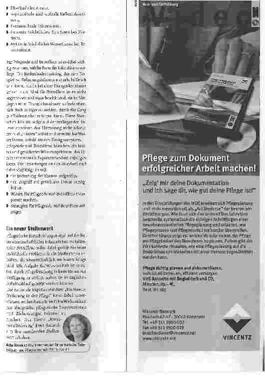 Vorschauseite 2: Gebündeltes WissenExpertenstandard Kontinenzförderung entsteht