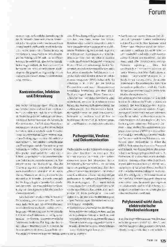 Vorschauseite 2: Zur Einstufung von Polyhexanid-haltigen Wundspüllösungen