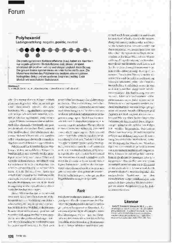 Vorschauseite 3: Zur Einstufung von Polyhexanid-haltigen Wundspüllösungen
