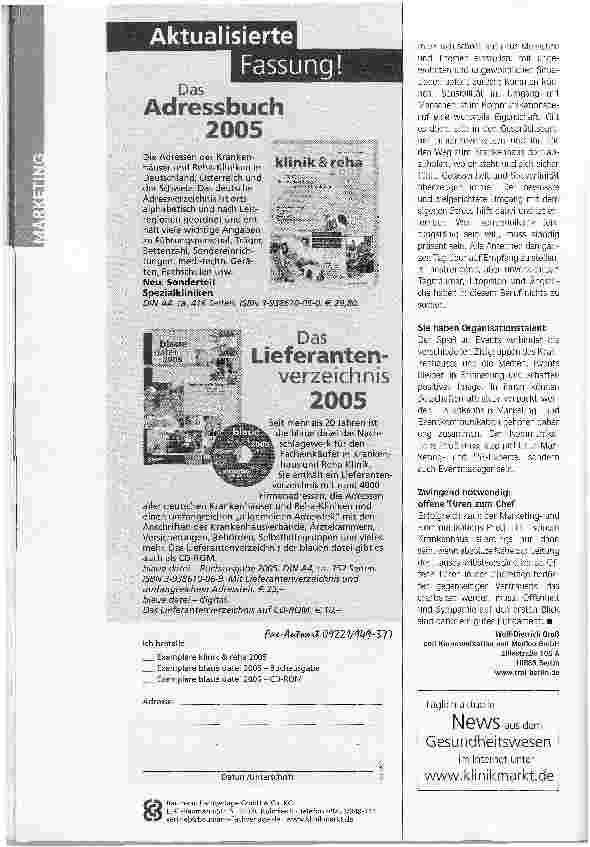Vorschauseite 3: Lust auf Kommunikation