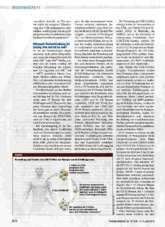 Vorschauseite 2: Ziel ist die therapiefreie Remission