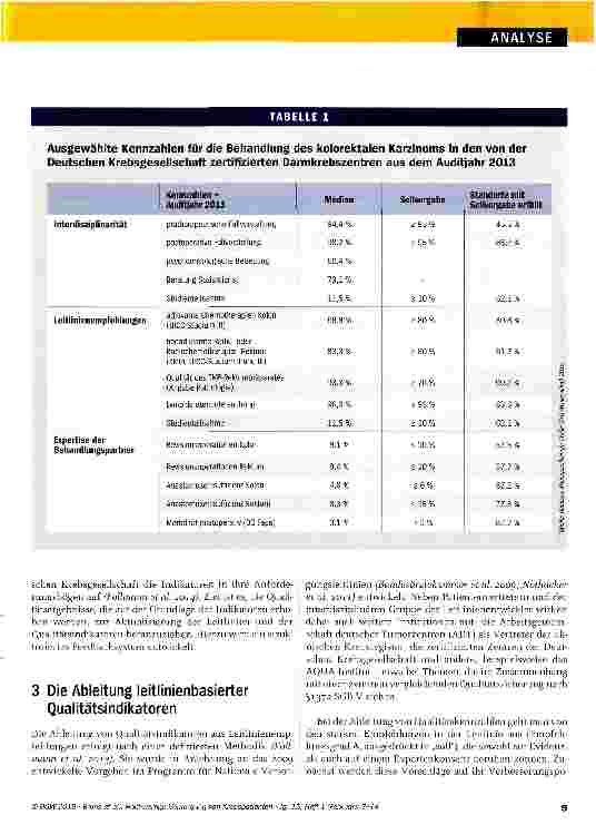 Vorschauseite 3: Hochwertige Versorgung von Krebspatienten unter deutschen Strukturvorgaben