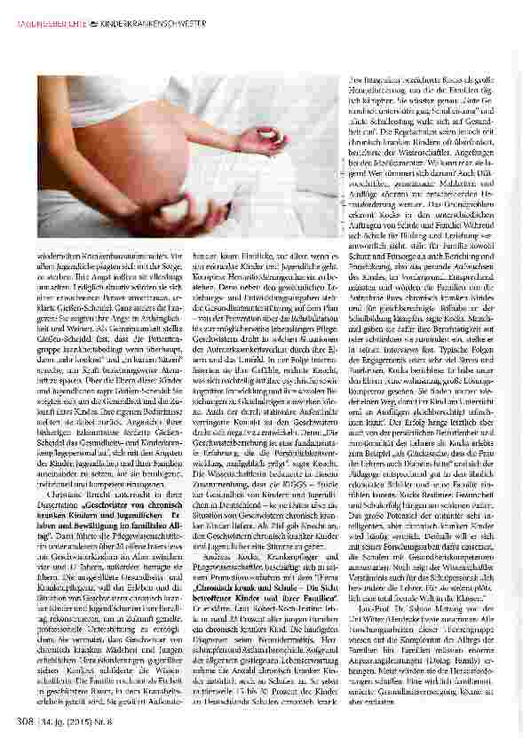Vorschauseite 4: Familiengesundheit als Forschungsschwerpunkt