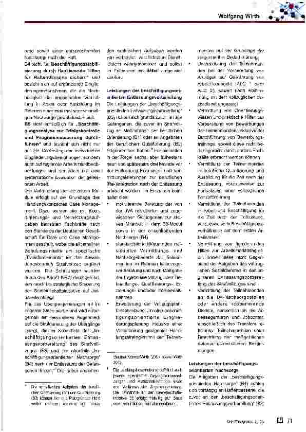 Vorschauseite 4: Berufliche Eingliederung nach Strafvollzug: Forschungsbefunde und Praxisaufgaben