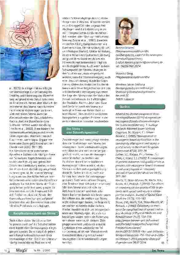 Vorschauseite 3: Darmprobleme bei Querschnittslähmungist das Stoma ein Weg aus dem Dilemma?