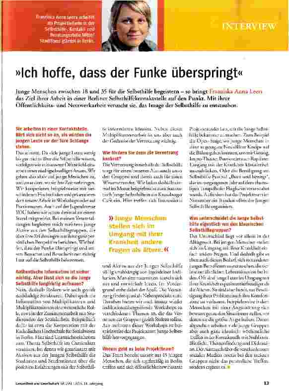 Vorschauseite 1: Ich hoffe, dass der Funke überspringt