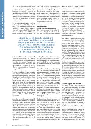 Vorschauseite 2: Rahmenbedingungen der Krankenhausreform Die neue Krankenhausplanung fordert und fördert das Personalmanagement der Kliniken