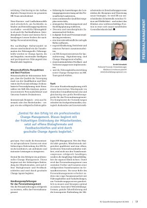 Vorschauseite 3: Rahmenbedingungen der Krankenhausreform Die neue Krankenhausplanung fordert und fördert das Personalmanagement der Kliniken