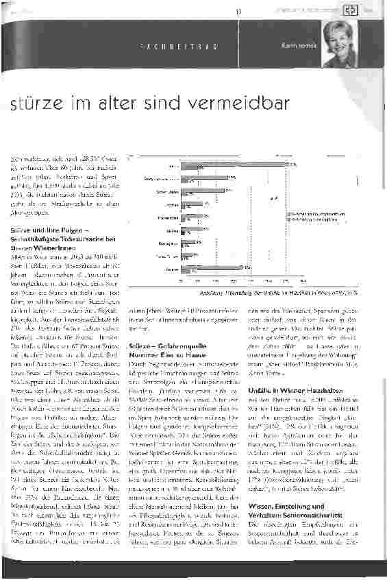 Vorschauseite 1: stürze im alter sind vermeidbar