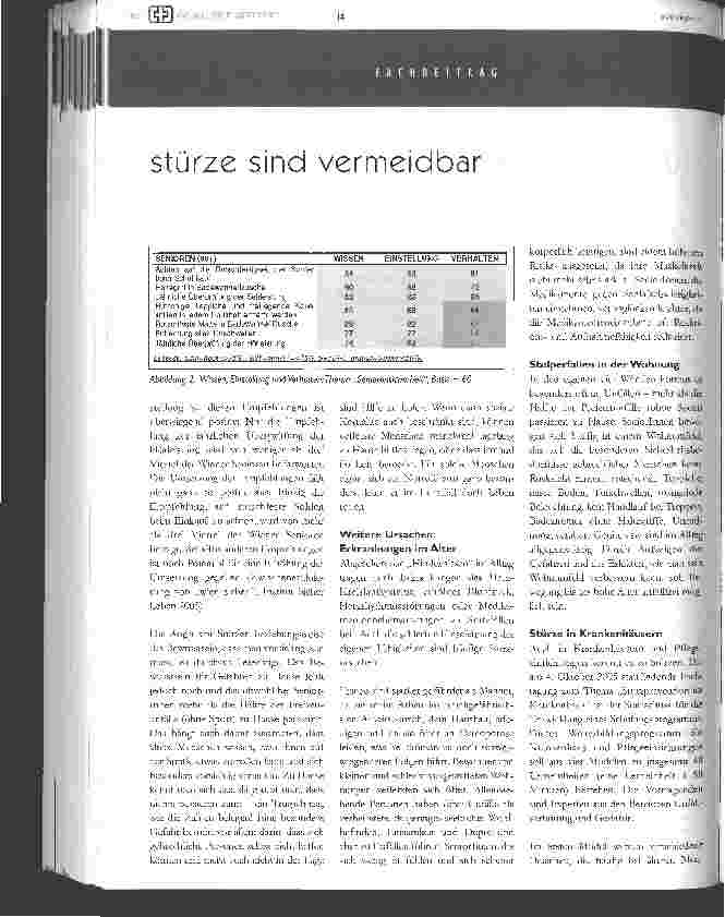 Vorschauseite 2: stürze im alter sind vermeidbar