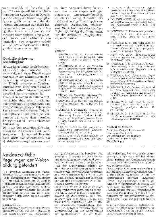 Vorschauseite 5: Weitere Erkenntnisse zur Bewertung von Antidekubitus-Systemen