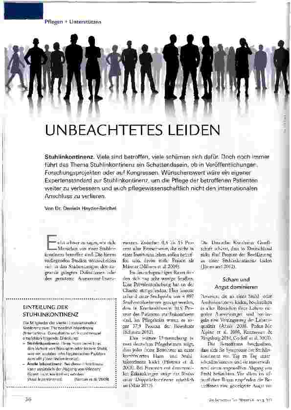 Vorschauseite 1: UNBEACHTETES LEIDEN