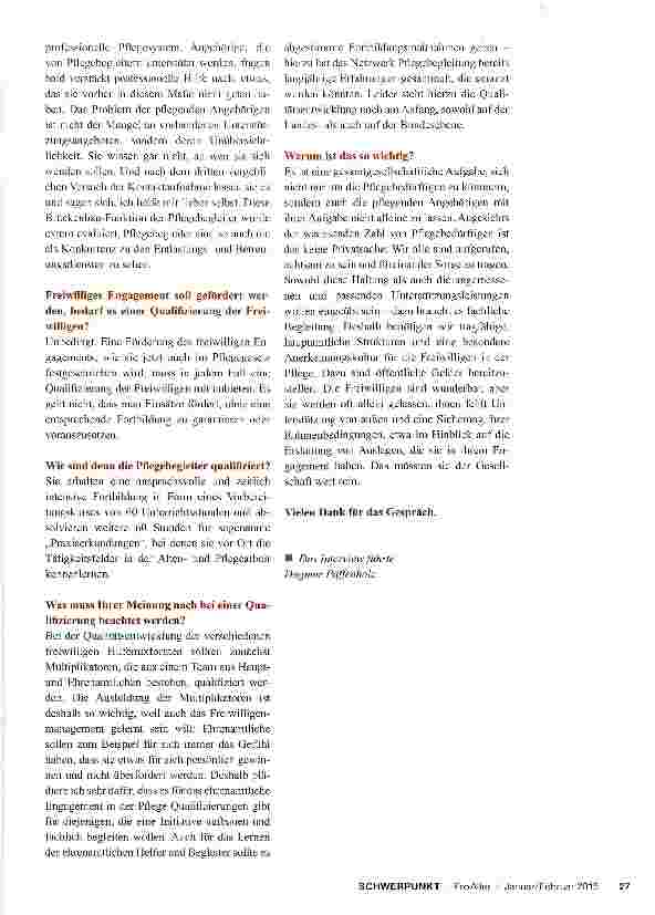 Vorschauseite 2: Partner im Pflegemix