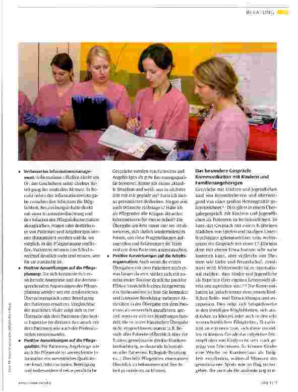 Vorschauseite 3: Pflege ist Kommunikation