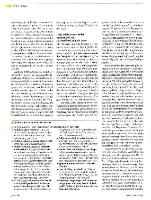 Vorschauseite 4: Pflege ist Kommunikation