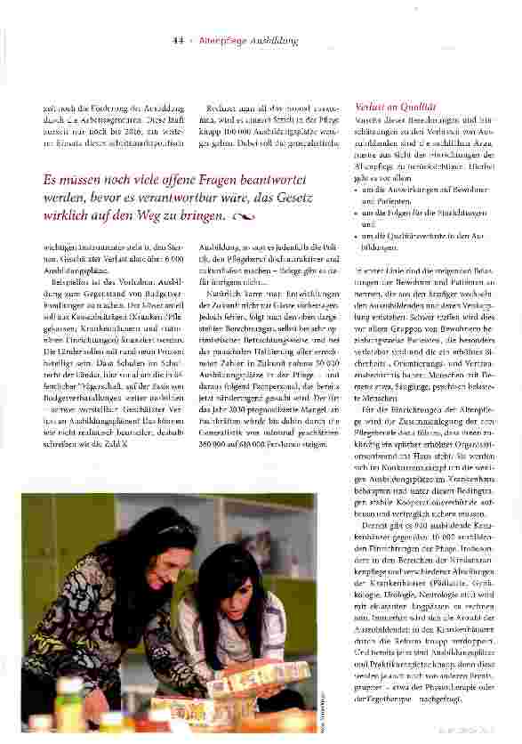 Vorschauseite 3: Besorgniserregende Zahlen