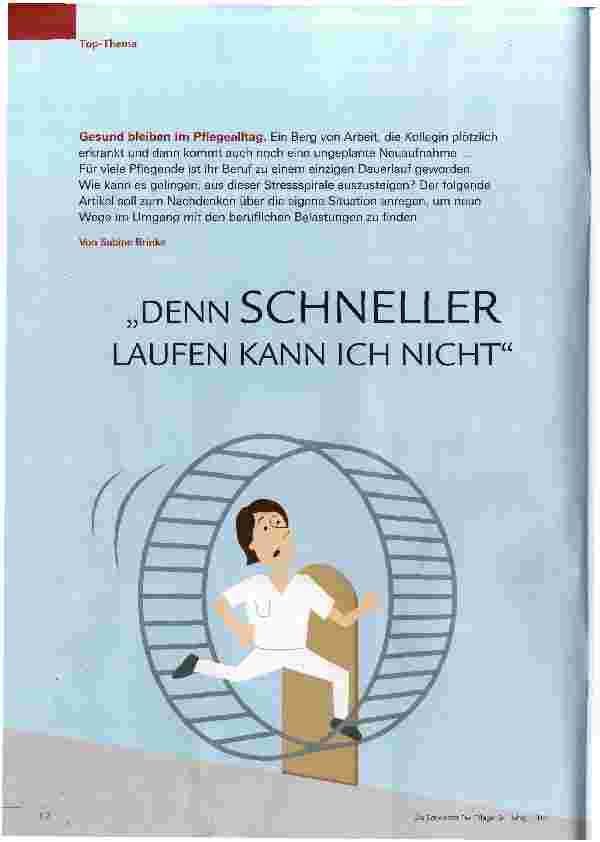Vorschauseite 1: DENN SCHNELLER LAUFEN KANN ICH NICHT